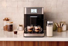 KitchenAid Fully Automatic Espresso Machine, KF8 (5KES8558) In Cast Iron Black £1,899