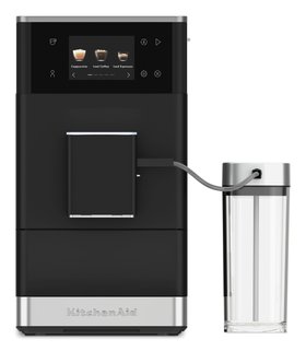 KitchenAid Fully Automatic Espresso Machine With Iced Coffee in Matte Black