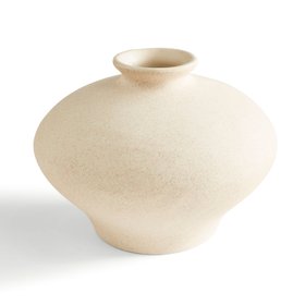 Curved Ceramic Vase