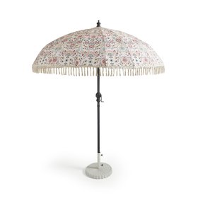 2.2M Hani Printed Parasol With Tassels