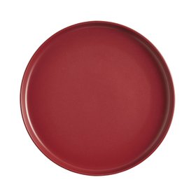 Stoneware Dinner Plate Burgundy