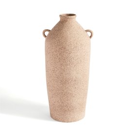 60CM TALL BOTTLE VASE PEBBLE