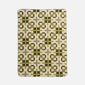 Salvage green throw