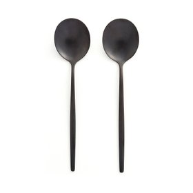 Hexham black serving spoons