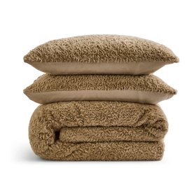 Timeless Fur Qcover Set Dbl Natural