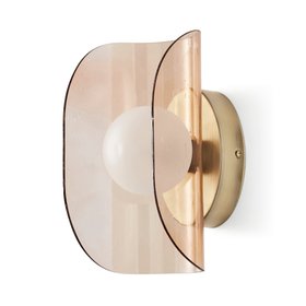 Curve Glass wall light