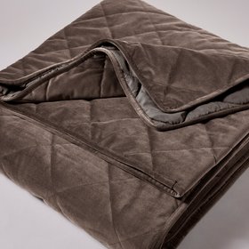 Castleton Bedspread 235x235cm BitterChoc