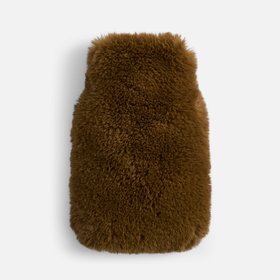 Hot water bottle silky soft pear
