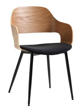 JYSK Dining Chair HVIDOVRE Oak Black £99.99