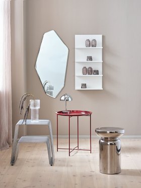 JYSK Pedestal UDBY 36x46 1 Shelf Chrome 