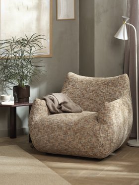 JYSK Armchair TRANEBJERG Sand Multi Fabric