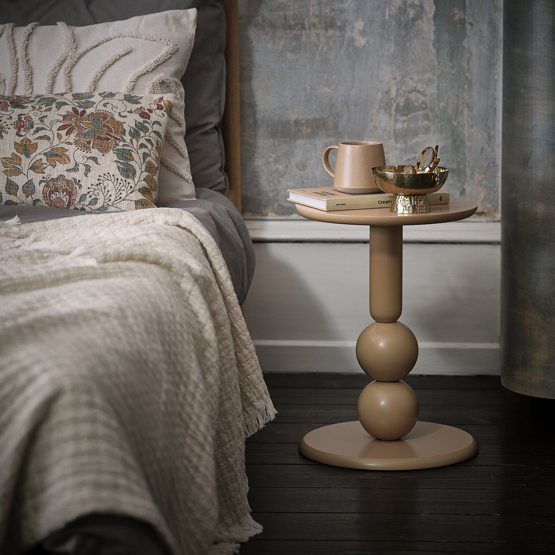 JYSK Decorative Bowl ABRAHAM D13xH8cm Gold (2)