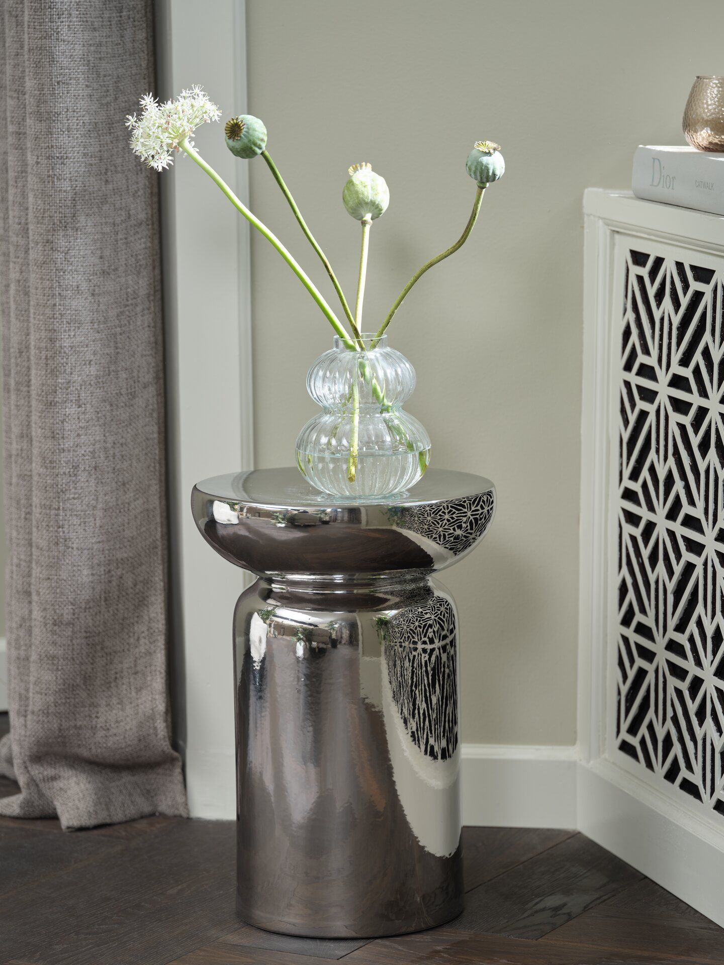 JYSK Pedestal LYDUM D30 Chrome