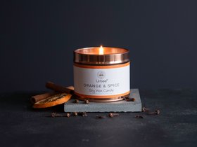 Orange & Spice Candle Tin