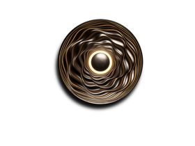 Transmission  Illuminated Sculpture (Bronze Resin)