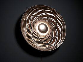 Transmission  Illuminated Sculpture (Bronze Resin)