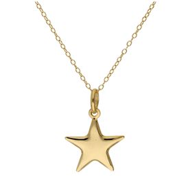 Gold Plated Silver Star Necklace