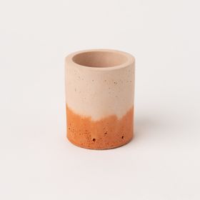 Small Concrete Cylinder Pot in Terracotta Blush £12, smithandgoat.co.uk