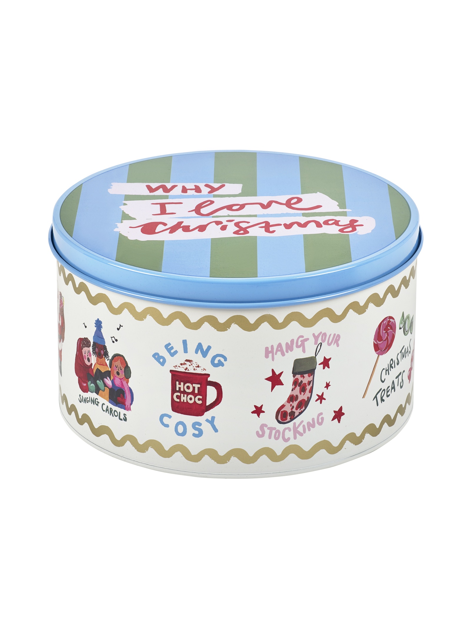 Eleanor Bowmer for Pure Table Top Fabulously Festive Set of 2 Cake Tins