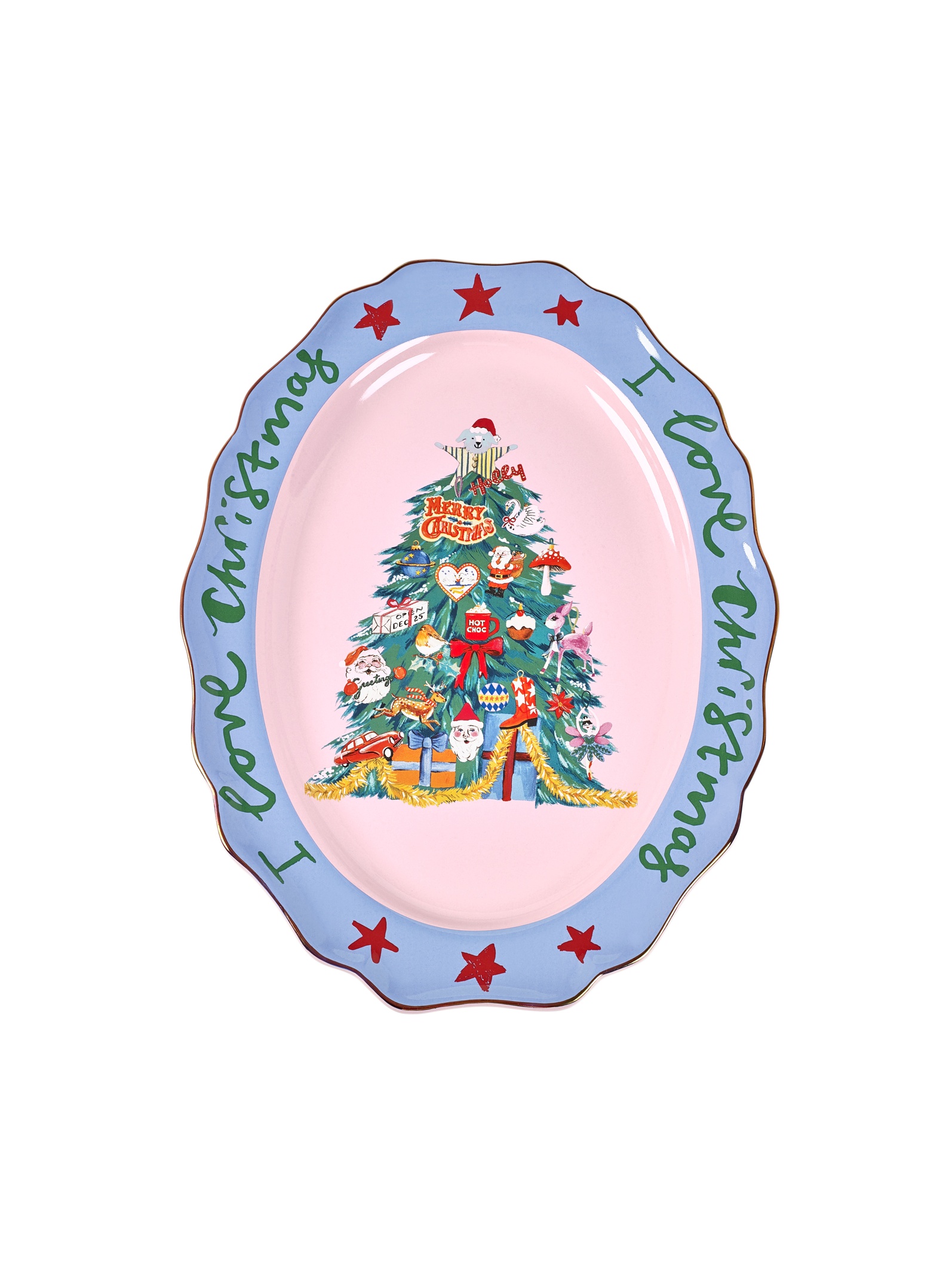 Eleanor Bowmer For Pure Table Top Fabulously Festive Serve Platter
