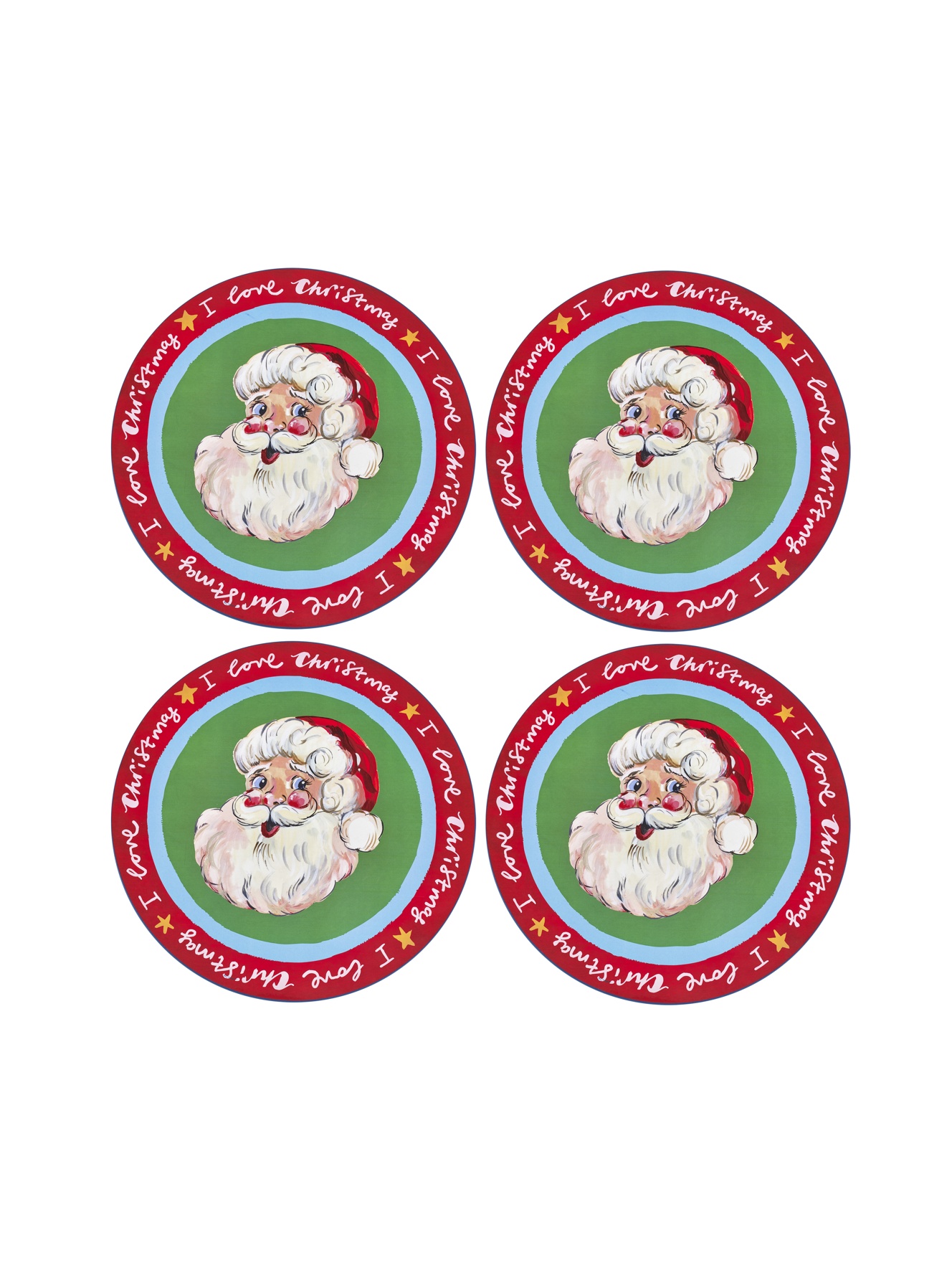 Eleanor Bowmer For Pure Table Top Fabulously Festive Set of 4 Placemats