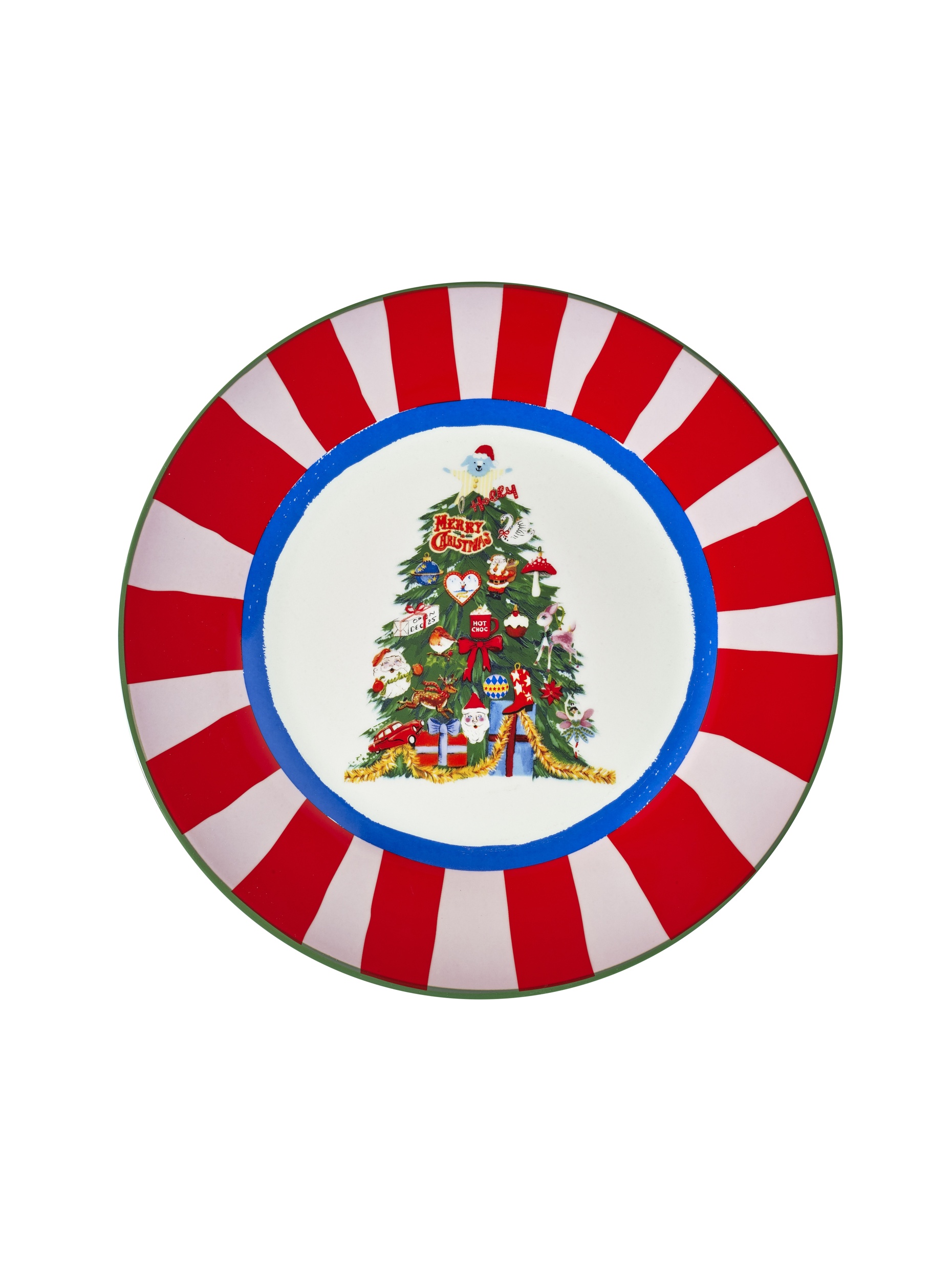 Eleanor Bowmer for Pure Table Top Fabulously Festive Dinner Plate