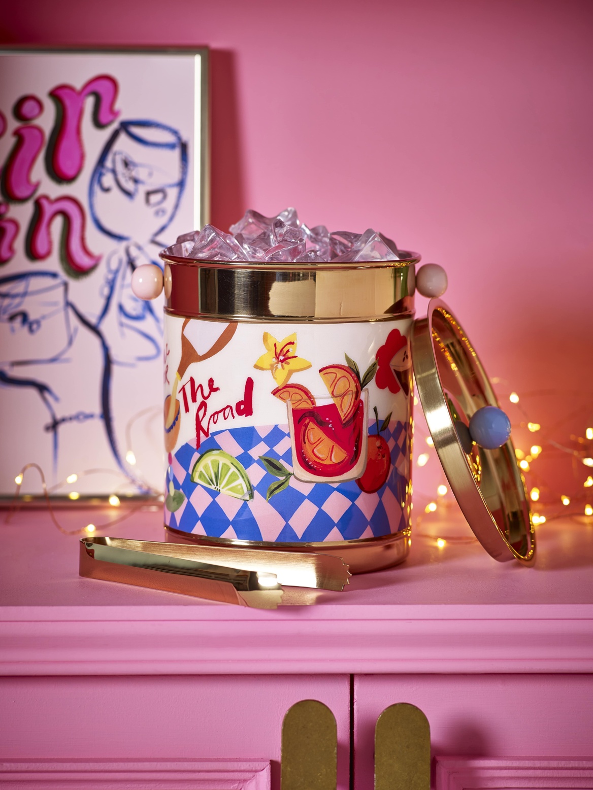 Eleanor Bowmer for Pure Table Top Ice Bucket And Tongs