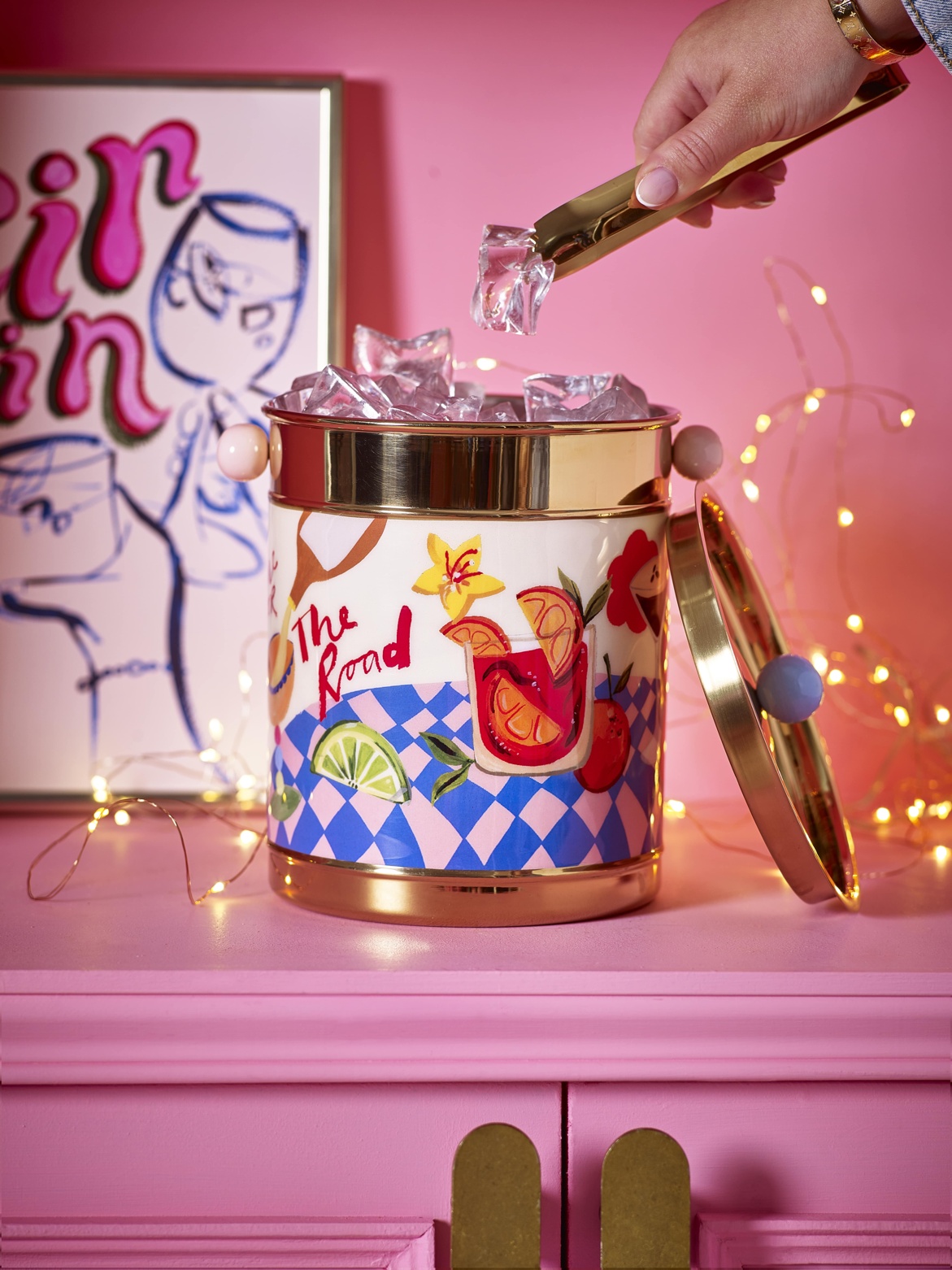 Eleanor Bowmer for Pure Table Top Ice Bucket And Tongs