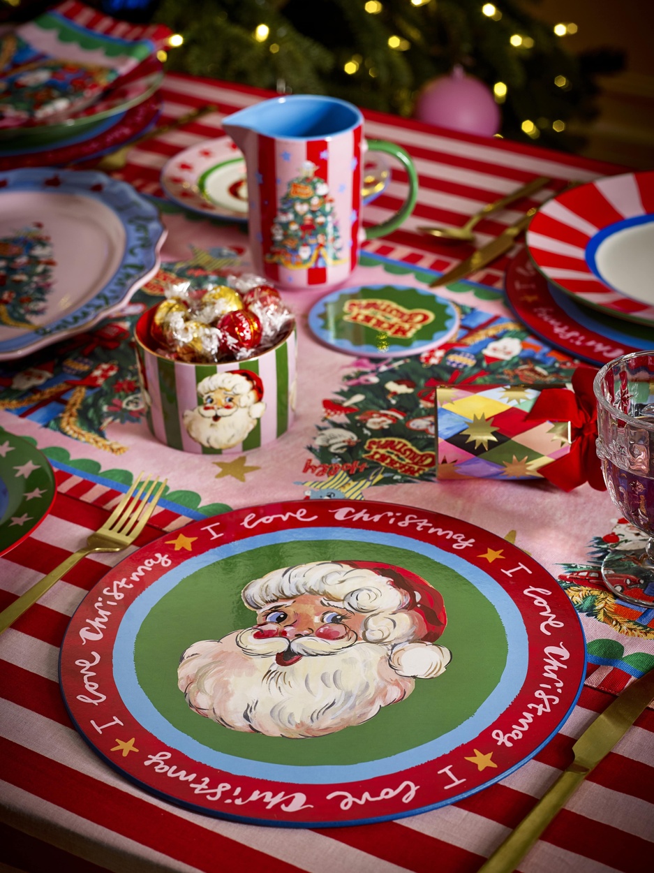 Eleanor Bowmer For Pure Table Top Fabulously Festive Set of 4 Placemats
