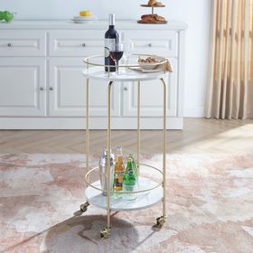 Modern Bar Cart   Faux Marble From Iamfy.co