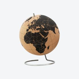 Map Pin Globe - Black - Cork by SUCK UK