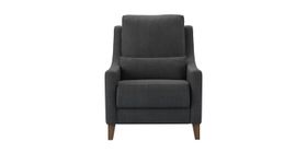 Sofa.com, High Back Iggy Recliner Armchair In Charcoal Brushed Linen Cotton, £1410