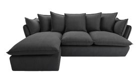 Sofa.com, Malibu Corner Chaise Sofa In Charcoal, From £2900