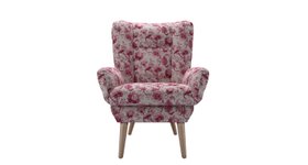 Sofa.com, Ellora Armchair In Rhubarb Chinoiserie, £1020