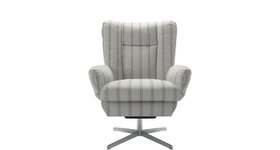 Sofa.com, Ellora Armchair In Fudge Dashwood Stripe, £1150