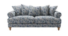 Sofa.com, Teddy 3 Seat Sofa In Porcelain Blue Chinoiserie, £2000