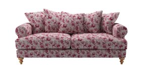 Sofa.com, Teddy 3 Seat Sofa In Rhubarb Chinoiserie, £2000