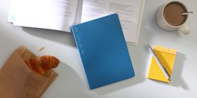Editor's Series 365 Day Notebook, A5 - Cobalt Blue