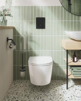 GROHE Even Flush Plate In Matte Black