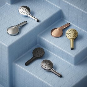 GROHE Vitalio Joy+ handshower with Aquabooster tech collection