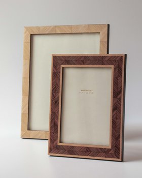 Carolina Handmade Oak Marquetry Photo Frame - Large