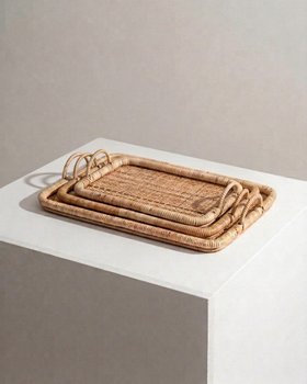 Alondra Rattan Tray