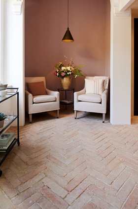 Baked Real Terracotta Parquet 30.5cm x 7.5cm