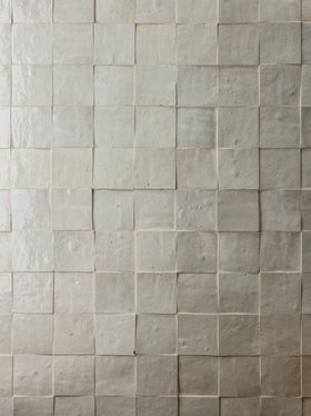 Baked Real Zellige White 10cm x 10cm