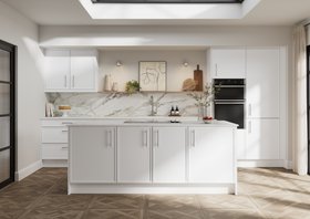 LochAnna Kitchens Orcop collection in Limestone