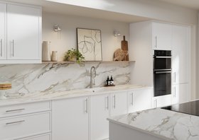 LochAnna Kitchens Orcop collection in Chalk White