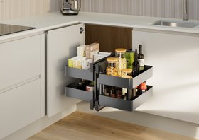LochAnna Kitchens Tupsley collection in Limestone