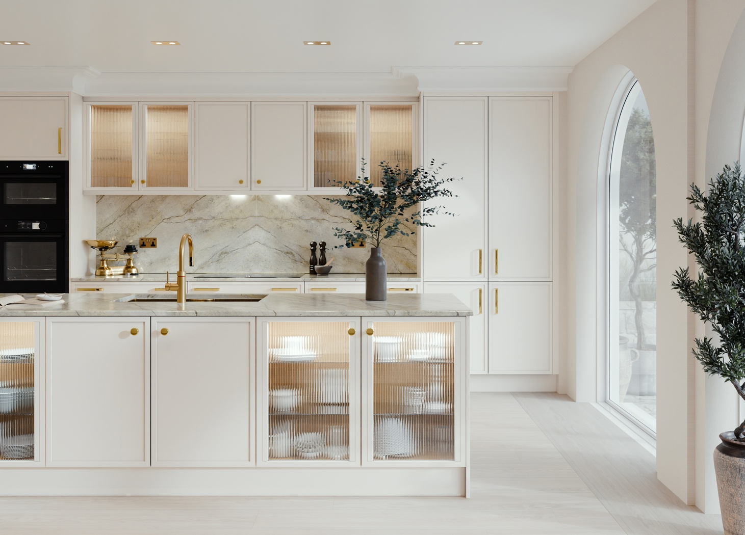 LochAnna Kitchens Valina range in Taupe