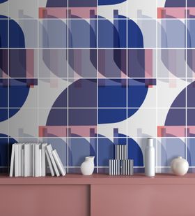 Treig Blue wallpaper Leighbagley