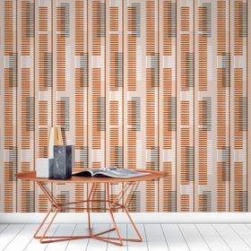 Lyars Orange Wallpaper Table Leigh Bagley